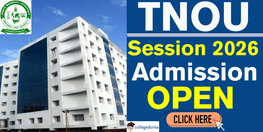 TNOU Admission 2026 Opens